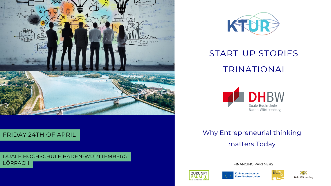 Trinationale Start-Up Stories  – Mehr als Gründen – wie unternehmerisches Denken neue Wege öffnet